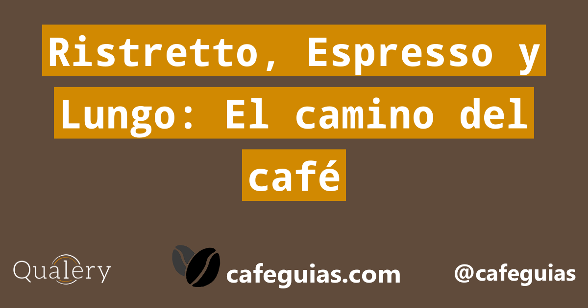 Ristretto, Espresso y Lungo El camino del café Café Guía